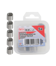 Insertii Helicoil pentru reparatii filete M20x1.5 - 5 piese BGS Technic 9434-1 Insertii Helicoil pentru reparatii filete M20x1.5 - 5 piese BGS Technic 9434-1