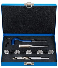 Set Helicoil pentru reparatii filete M18x1.5 - 9piese BGS Technic 99433 Set Helicoil pentru reparatii filete M18x1.5 - 9piese BGS Technic 99433