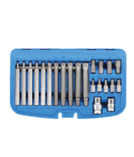 Set biti tip ribe lungi si scurti 10 mm 3/8" BGS Technic 5013 Set biti tip ribe lungi si scurti 10 mm 3/8" BGS Technic 5013