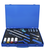 Set chei dinamometrice 1/4"-3/8"-1/2" 31 piese BGS Technic 74305 Set chei dinamometrice 1/4"-3/8"-1/2" 31 piese BGS Technic 74305