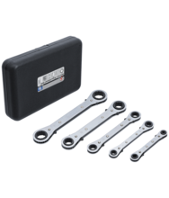 Set chei inelare drepte cu clichet 6 x 8 -19 x 22 mm 5 piese BGS Technic 1450 Set chei inelare drepte cu clichet 6 x 8 -19 x 22 mm 5 piese BGS Technic 1450