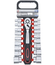 Set chei tubulare 1/2" 8-32mm 19 piese BGS Technic 15110 Set chei tubulare 1/2" 8-32mm 19 piese BGS Technic 15110
