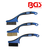 Set de mini perii 165 mm nylon, alama, otel, inox  BGS Technic 9314 Set de mini perii 165 mm nylon, alama, otel, inox  BGS Technic 9314