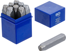 Set poansoane / pansoane cu cifre 0 la 8 / 10mm DIN 1451 BGS Technic 3039 Set poansoane / pansoane cu cifre 0 la 8 / 10mm DIN 1451 BGS Technic 3039