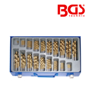 Set spirale 1-10mm HSS acoperite cu Titan 170piese BGS Technic 1994 Set spirale 1-10mm HSS acoperite cu Titan 170piese BGS Technic 1994