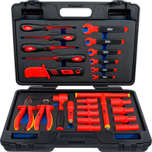 Set unelte VDE pentru electricieni 26 piese BGS Technic 7130 Set unelte VDE pentru electricieni 26 piese BGS Technic 7130