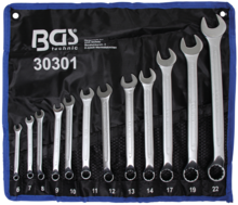 Chei combinate Spanner 6 - 22mm BGS Technic (12 piese)  Chei combinate Spanner 6 - 22mm BGS Technic (12 piese)