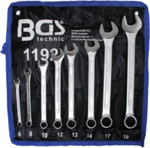 Chei combinate Spanner 6 - 19mm  BGS Technic (8 piese)  Chei combinate Spanner 6 - 19mm  BGS Technic (8 piese)
