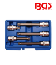 Set cu biti spline XZN 1/2" - 5 piese BGS Technic 8449 Set cu biti spline XZN 1/2" - 5 piese BGS Technic 8449