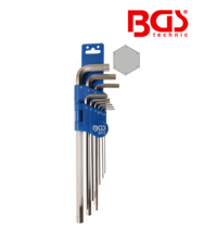 Set de chei imbus hexagonale tip L 1.5 - 10mm BGS Technic 8512