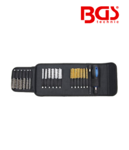 Trusa de curatat in gauri/orificii - miniperii 20 piese BGS Technic 379 Trusa de curatat in gauri/orificii - miniperii 20 piese BGS Technic 379