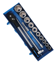 Trusa de scule 3/4" de forta Metric 14 piese BGS Technic  Trusa de scule 3/4" de forta Metric 14 piese BGS Technic