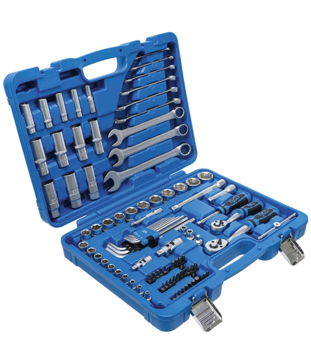 Trusa de scule 1/4"-3/8"  in inch 92 piese BGS Technic 2299 Trusa de scule 1/4"-3/8"  in inch 92 piese BGS Technic 2299