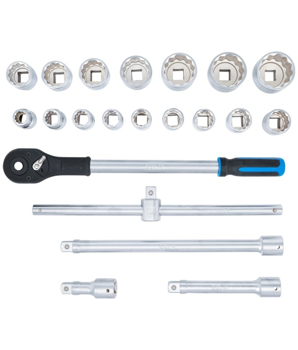 Trusa de scule 12 colturi 3/4" 21 piese BGS Technic 1223 Trusa de scule 12 colturi 3/4" 21 piese BGS Technic 1223