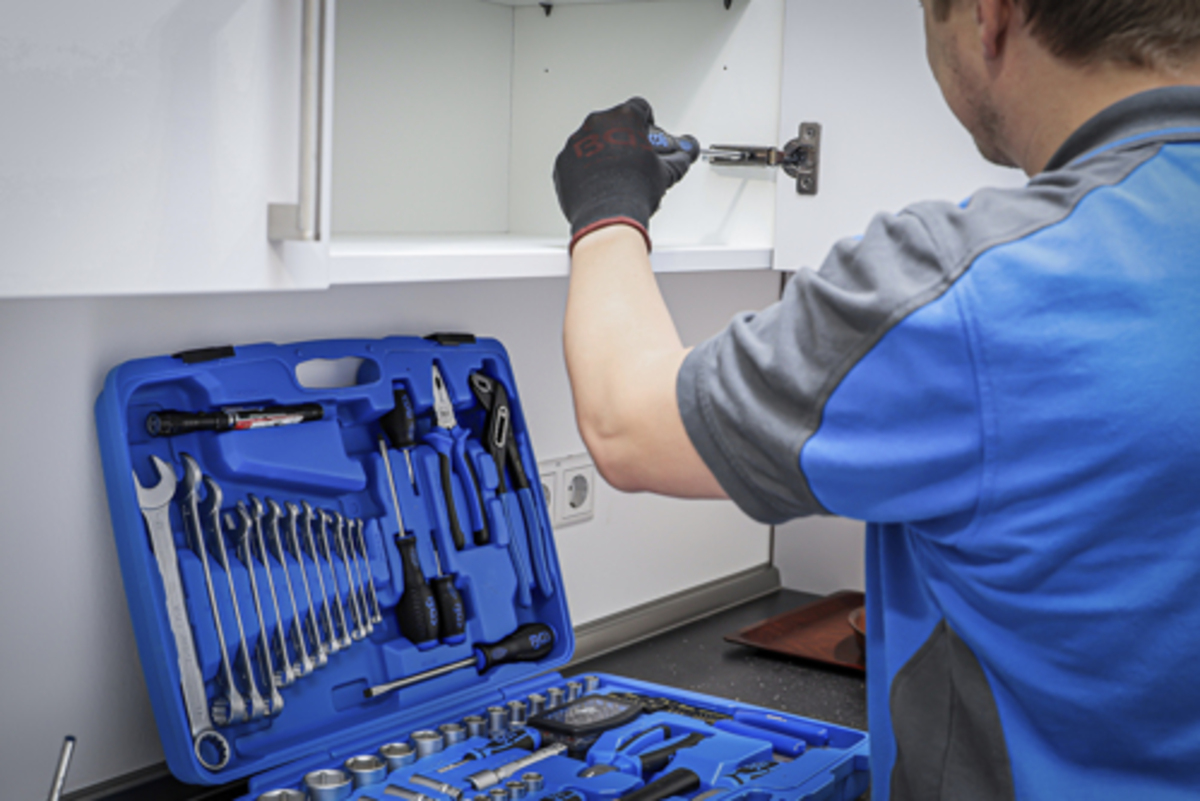 Trusa cu tubulare si accesorii 117 piese BGS Technic 9029 Trusa cu tubulare si accesorii 117 piese BGS Technic 9029