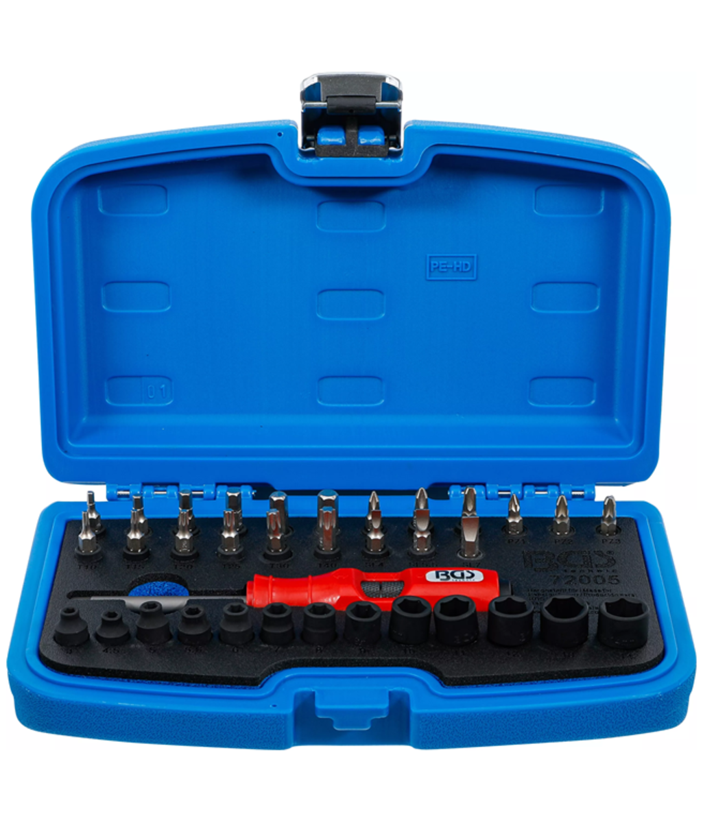 Set surubelnite de impact 1/4" 36 piese BGS Technic 72005 Set surubelnite de impact 1/4" 36 piese BGS Technic 72005