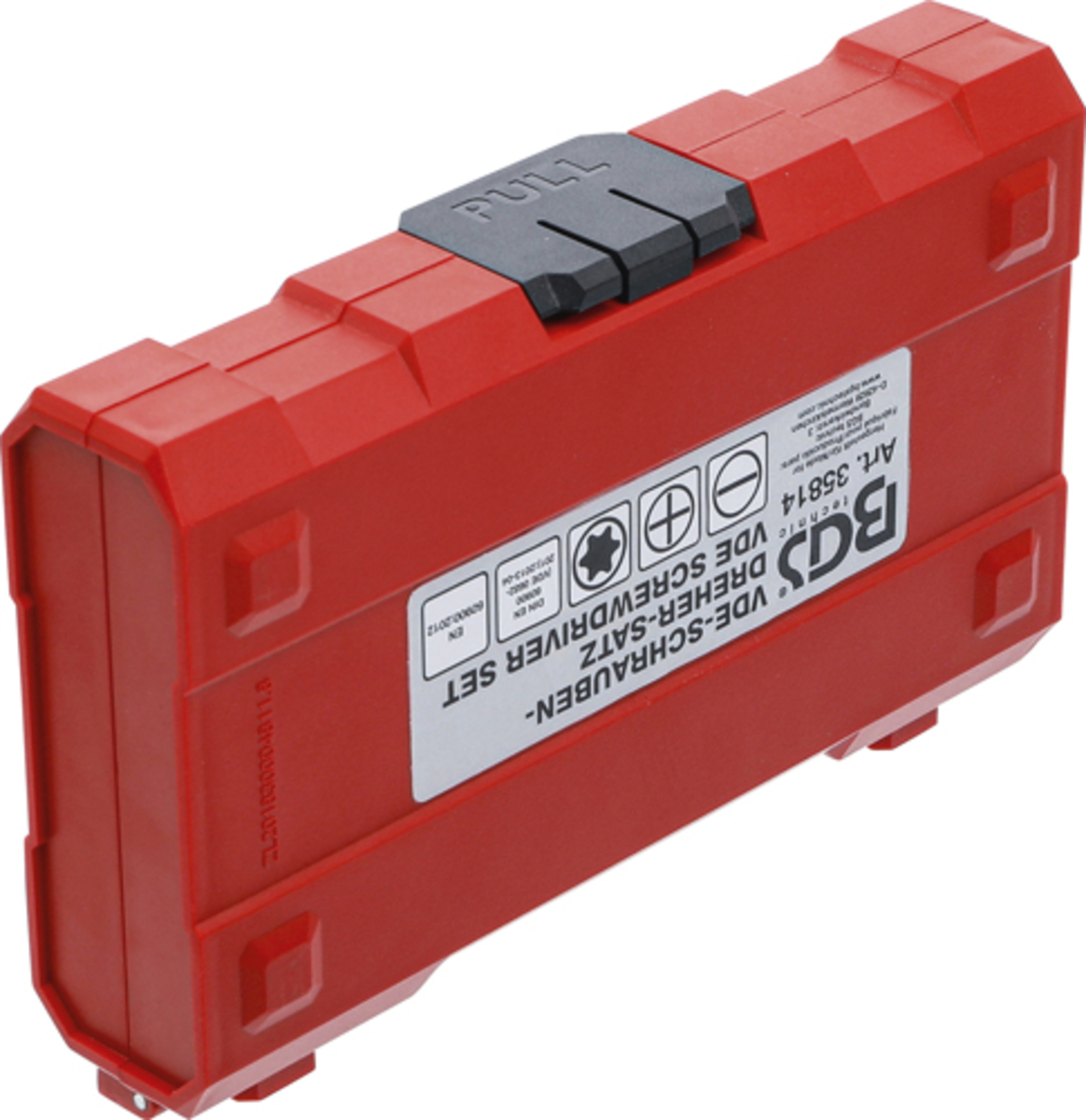 Set surubelnite VDE cu capete interschimbabile 13 piese BGS Technic 35814 Set surubelnite VDE cu capete interschimbabile 13 piese BGS Technic 35814