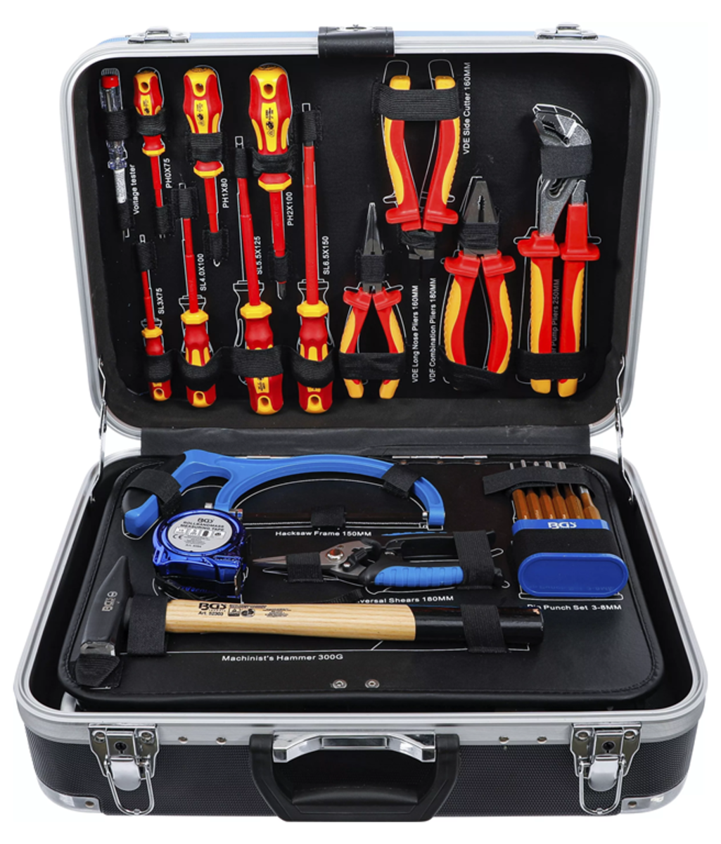 Trusa de scule combinata frigotehnie+climatizare 86 piese BGS Technic 15504 Trusa de scule combinata frigotehnie+climatizare 86 piese BGS Technic 15504