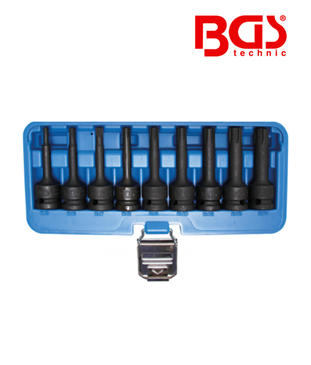 Set cu biti Ribe 1/2" - 9 piese BGS Technic 5483