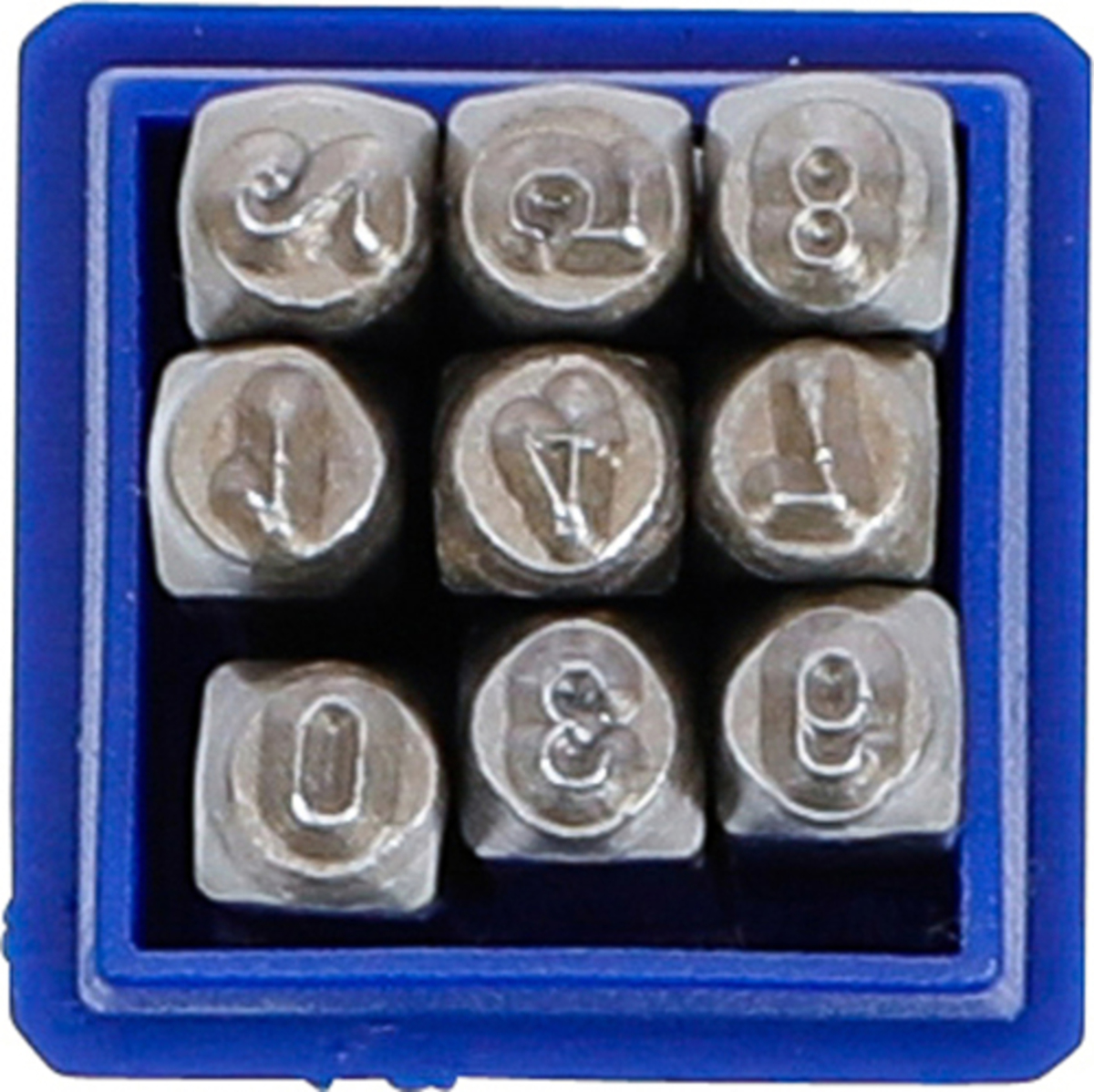 Set poansoane / pansoane cu cifre 0 la 8 / 3mm DIN 1451 BGS Technic 3033 Set poansoane / pansoane cu cifre 0 la 8 / 3mm DIN 1451 BGS Technic 3033