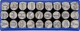 Set poansoane / pansoane cu litere A la Z / 8mm DIN 1451 BGS Technic 2034