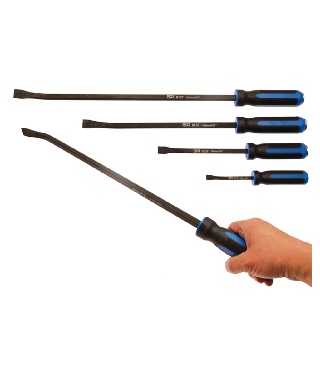 Set 4 leviere cu maner din ergonomic si cap drept BGS Technic 9137 Set 4 leviere cu maner din ergonomic si cap drept BGS Technic 9137