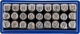 Set poansoane / pansoane cu litere A la Z / 3mm DIN 1451 BGS Technic 2030