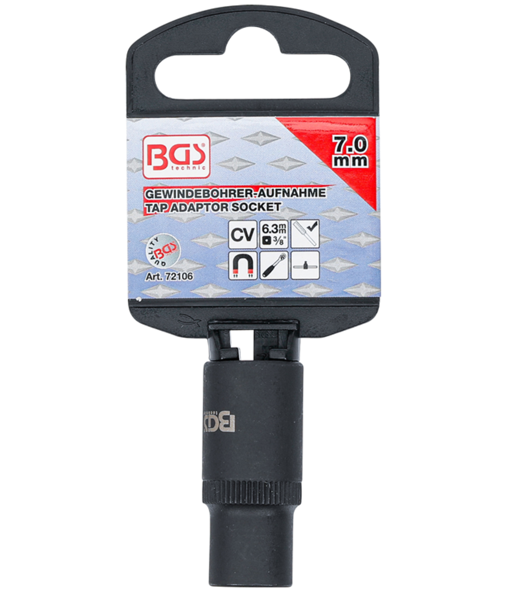 Cheie tubulara speciala pentru tarozi de 7mm 3/8" BGS Technic 72106 Cheie tubulara speciala pentru tarozi de 7mm 3/8" BGS Technic 72106