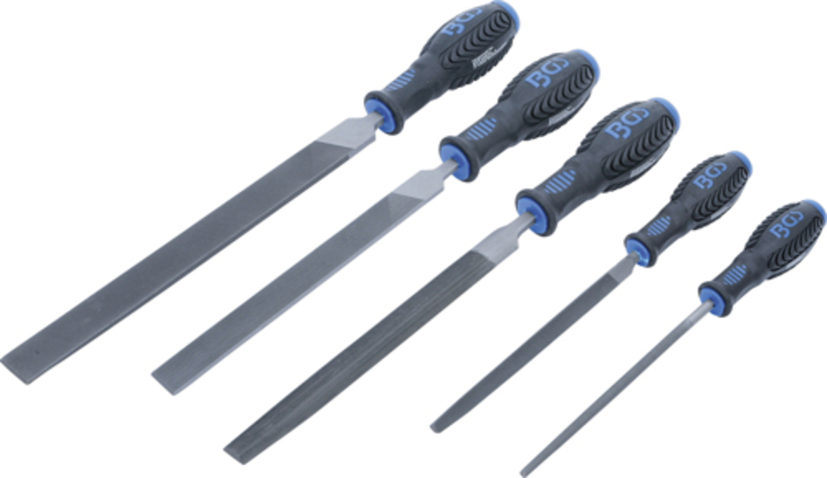 Set de 5 pile de atelier diferite dimensiuni BGS Technic 70098