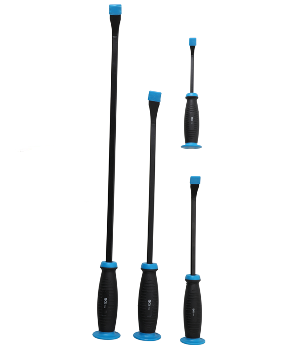 Set 4 leviere cu maner ergonomic si cap drept BGS Technic 9135