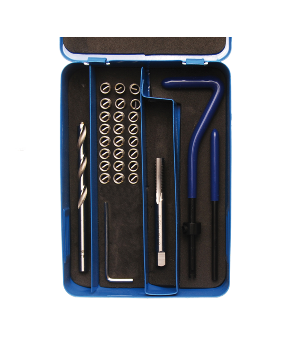 Set Helicoil pentru reparatii filete M6x1.0 - 29 piese BGS Technic 1953
