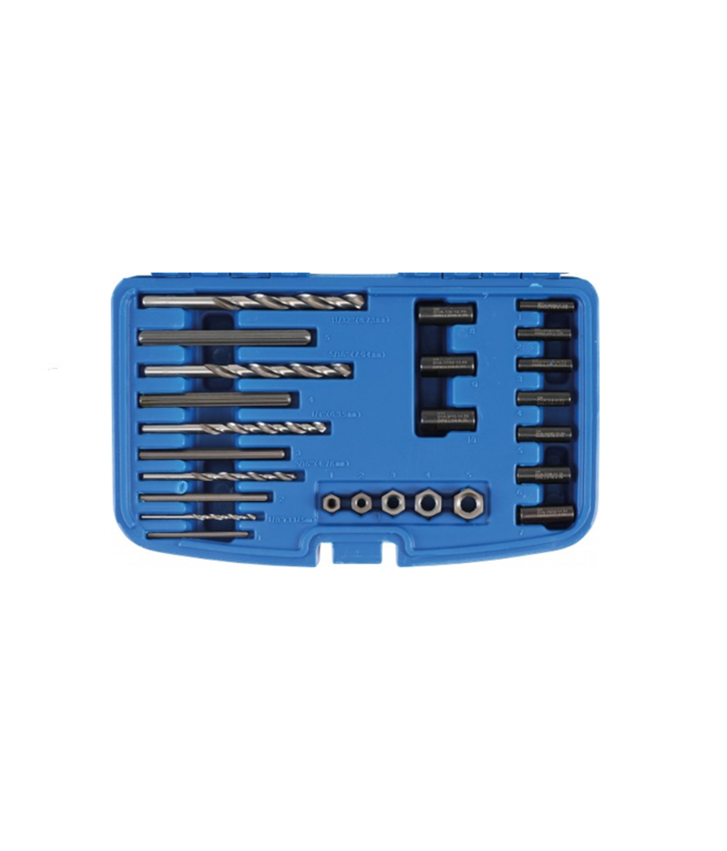 Set extractoare suruburi si prezoane rupte 25 piese BGS Technic 8462 