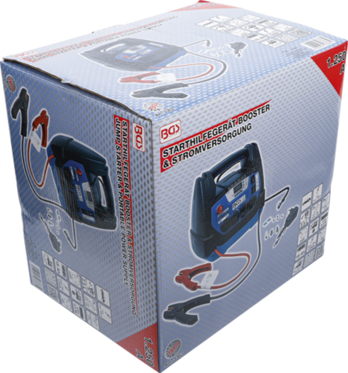 Robot/Incarcator de pornire multifunctional 5 in 1 18Ah BGS Technic 3383 Robot/Incarcator de pornire multifunctional 5 in 1 18Ah BGS Technic 3383