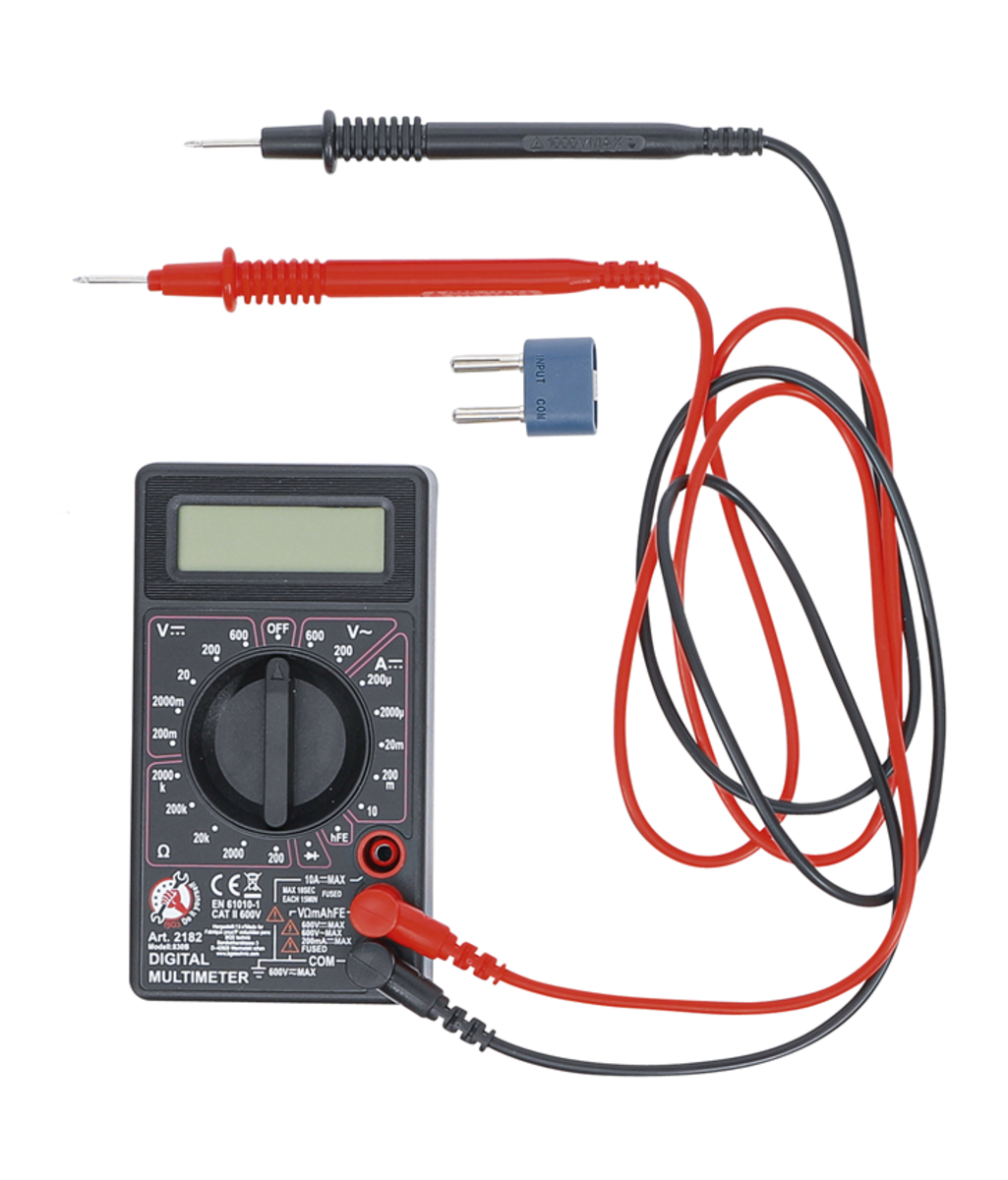 Aparat de masura (Multimetru digital) cu display 12.5 mm BGS Technic 2182 Aparat de masura (Multimetru digital) cu display 12.5 mm BGS Technic 2182