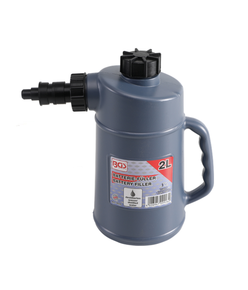 Recipient 2 litri de umplere/complactare acid de baterii BGS Technic 9926