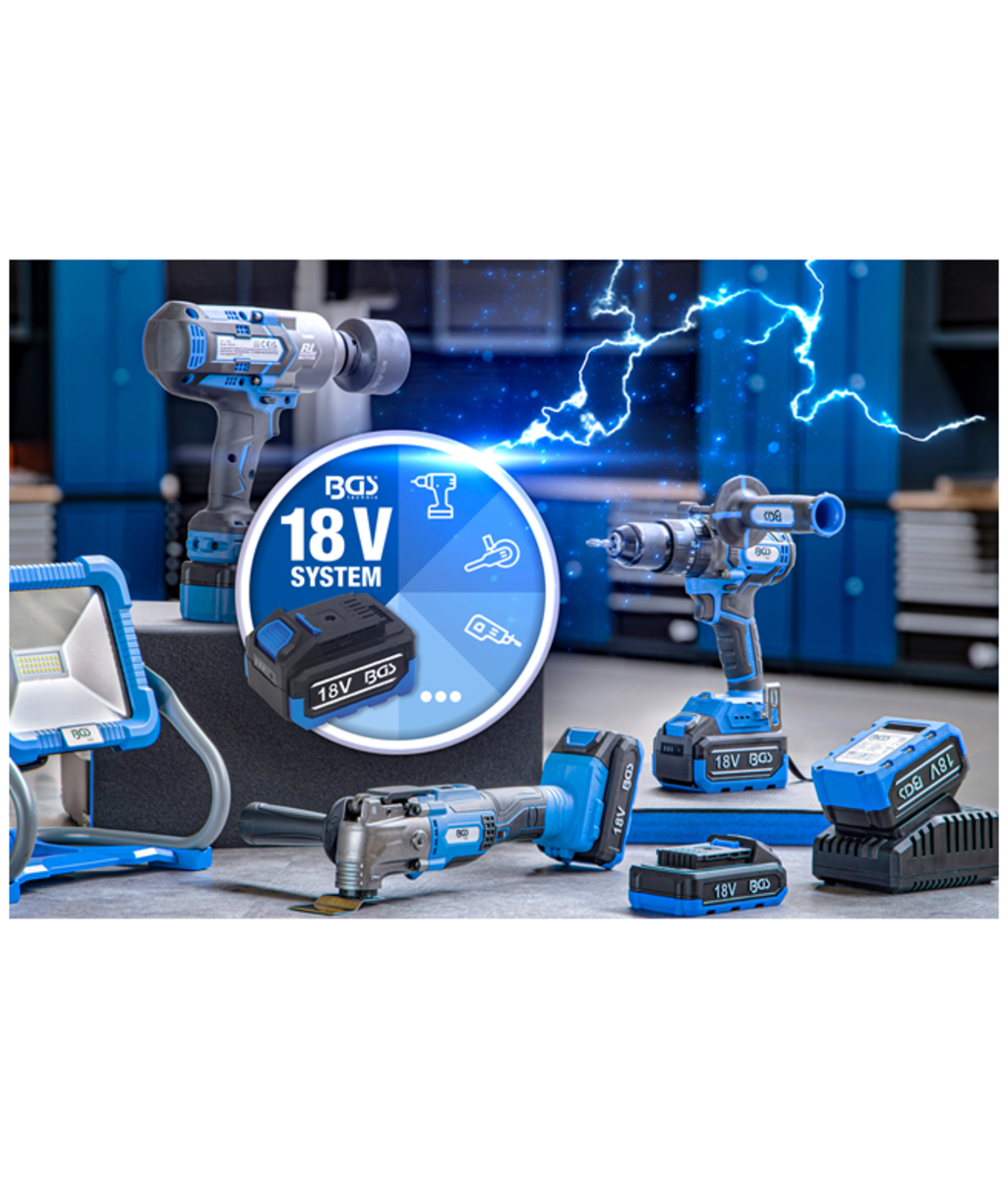 Masina de insurubat cu impact 3/4" 1200Nm 18V  fara acumulator BGS Technic 7364 Masina de insurubat cu impact 3/4" 1200Nm 18V  fara acumulator BGS Technic 7364