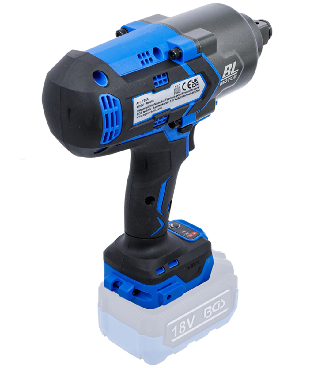 Masina de insurubat cu impact 3/4" 1200Nm 18V  fara acumulator BGS Technic 7364 Masina de insurubat cu impact 3/4" 1200Nm 18V  fara acumulator BGS Technic 7364