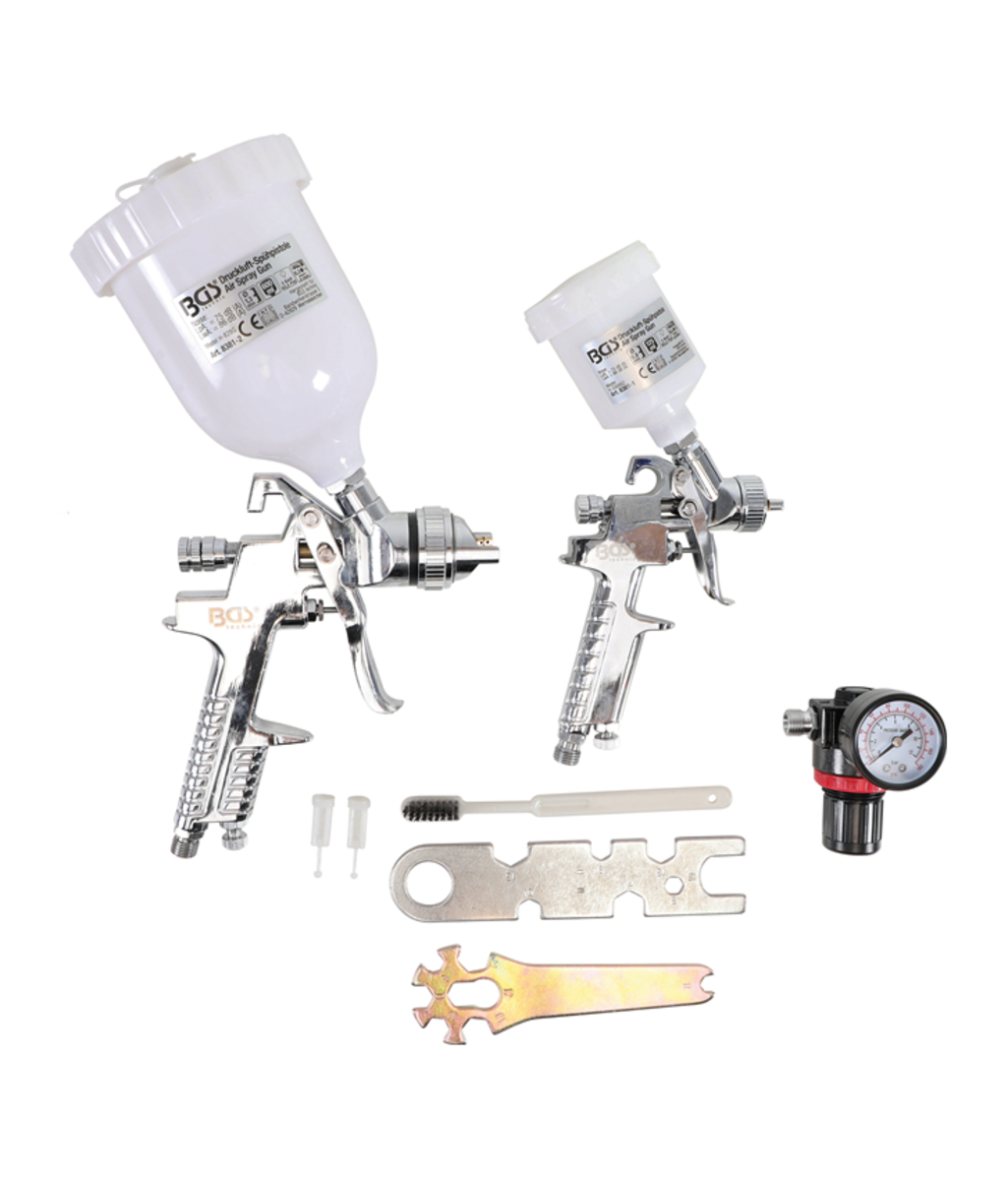 Set pistoale pentru vopsit cu duza 1.3 - 0.8mm HVLP BGS Technic 8381