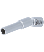 Cheie tubulara pentru bujii articulata 3/8" 10mm in 6 colturi BGS Technic 80000-10 Cheie tubulara pentru bujii articulata 3/8" 10mm in 6 colturi BGS Technic 80000-10