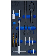 Trusa dispozitive demontare bujii incandescente cu filet M8-M10 17 piese BGS Technic 8297 Trusa dispozitive demontare bujii incandescente cu filet M8-M10 17 piese BGS Technic 8297