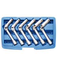 Trusa tubulare cardanice extra-lungi pentru bujii incandescente 3/8" - 8 - 16mm BGS Technic Trusa tubulare cardanice extra-lungi pentru bujii incandescente 3/8" - 8 - 16mm BGS Technic