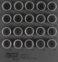 Set chei antifurt pentru Opel (Tip C) 20 piese BGS Technic 9558
