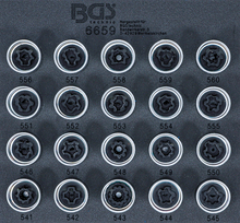 Set chei pentru antifurt roti VAG  20 piese BGS Technic 6659