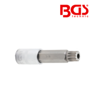 Bit Spline XZN M16 cu gaura lungime 100mm - 1/2" BGS Technic 4357  Bit Spline XZN M16 cu gaura lungime 100mm - 1/2" BGS Technic 4357