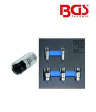 Set tubulare speciale pentru conectori cu cot 3/8" 5 piese BGS Technic 9089