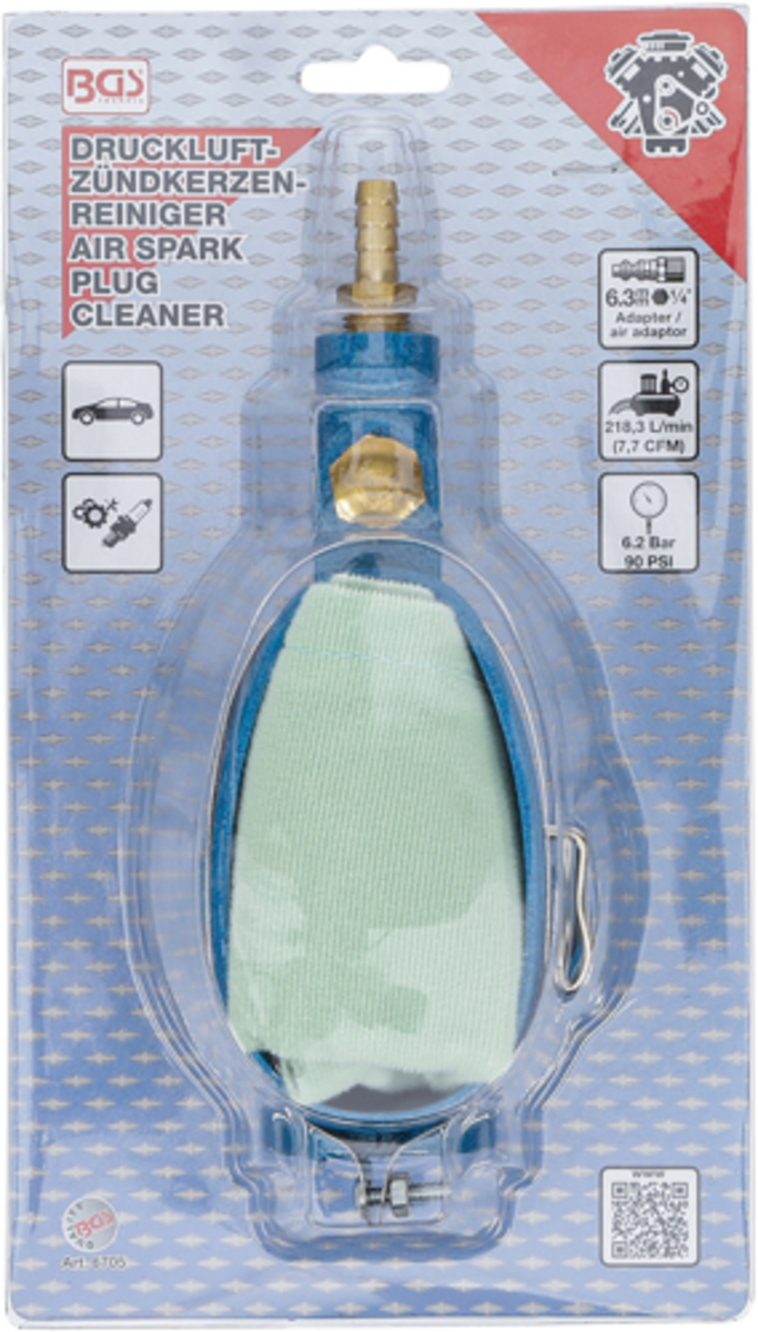 Dispozitiv special pentru curatare bujii cu aer comprimat BGS Technic 6705 Dispozitiv special pentru curatare bujii cu aer comprimat BGS Technic 6705