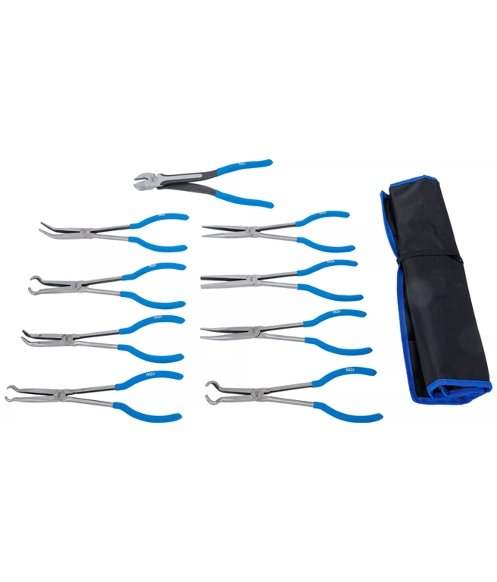 Set clesti extra lungi pentru electronisti si pentru bujii cu varf inelar  - 9 piese BGS Technic 4401