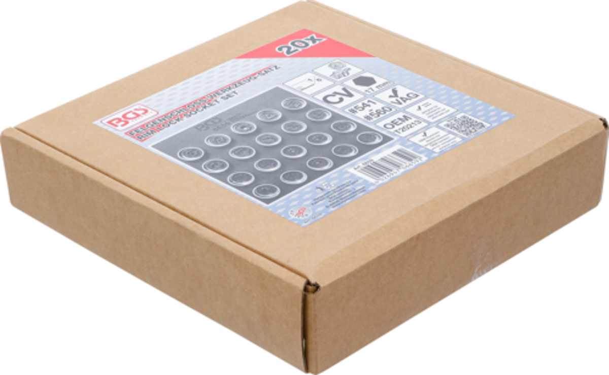 Set chei pentru antifurt roti VAG  20 piese BGS Technic 6659 Set chei pentru antifurt roti VAG  20 piese BGS Technic 6659