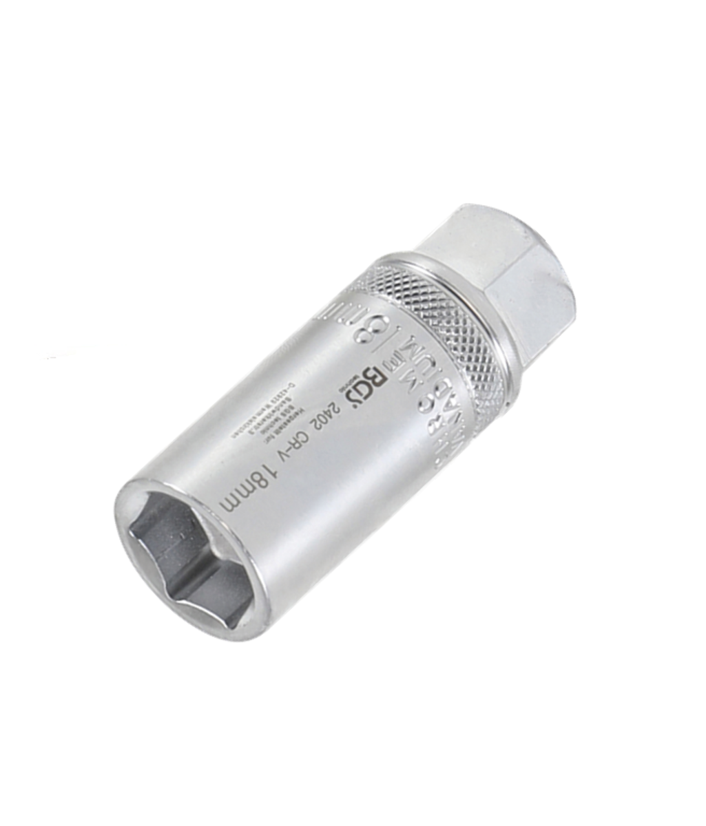 Cheie tubulara pentru bujii de 18mm cu retinere pe arc BGS Technic  Cheie tubulara pentru bujii de 18mm cu retinere pe arc BGS Technic