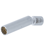 Cheie tubulara pentru bujii articulata 3/8" 14mm in 6 colturi BGS Technic 80000-14 Cheie tubulara pentru bujii articulata 3/8" 14mm in 6 colturi BGS Technic 80000-14